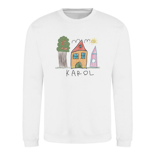 Bluza z haftem na podstawie rysunku Twojego dziecka