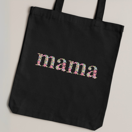 torba z kwiatowym haftem mama dla mamy