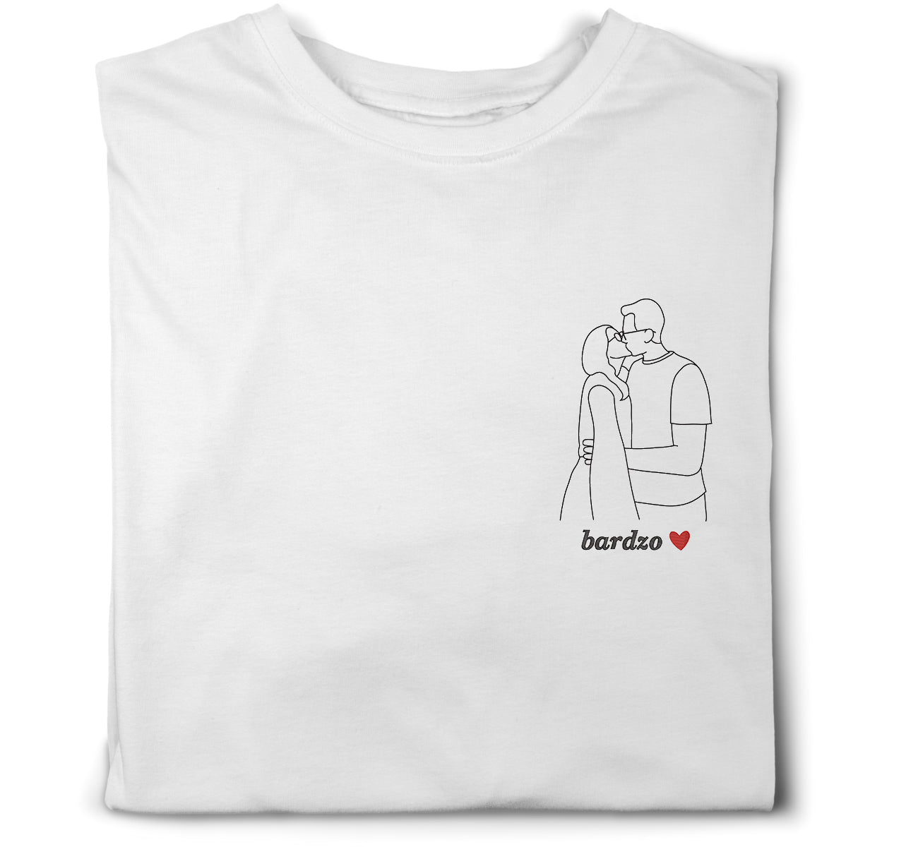 Koszulka z haftem z Twojego zdjęcia - mały haft