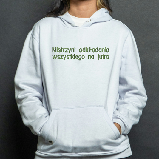Bluza z własnym tekstem