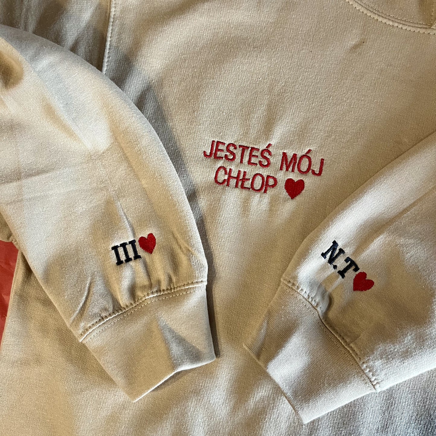 Bluza z tekstem JESTEŚ MÓJ CHŁOP / JESTEŚ MOJA SZLACHCIANKA