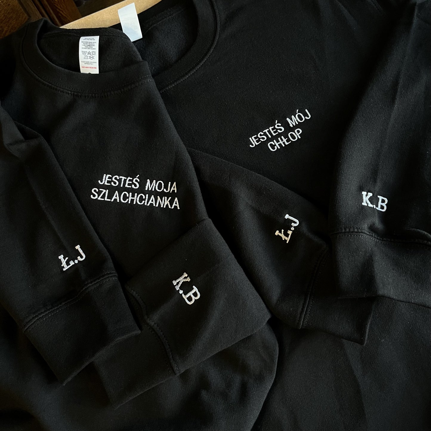 Bluza z tekstem JESTEŚ MÓJ CHŁOP / JESTEŚ MOJA SZLACHCIANKA