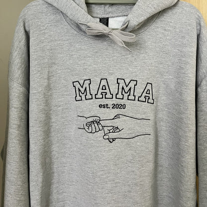 bluza dla mamy z haftem i data