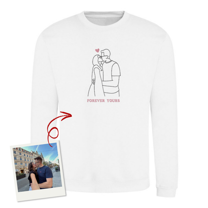 Bluza z haftem z Twojego zdjęcia - duży haft