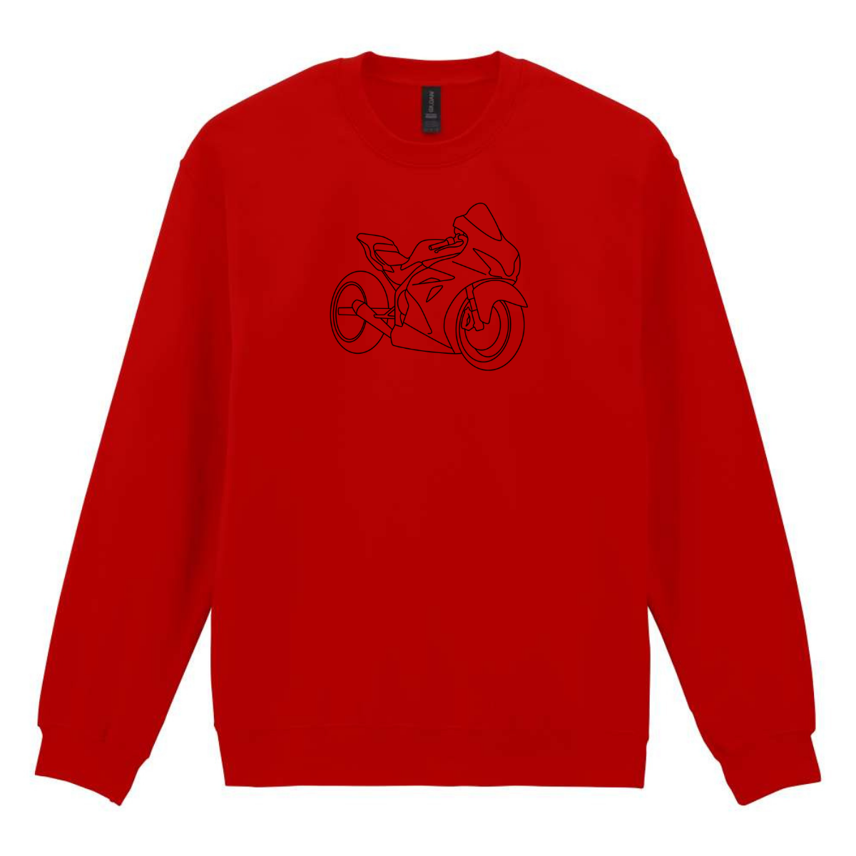bluza z haftem motoru
