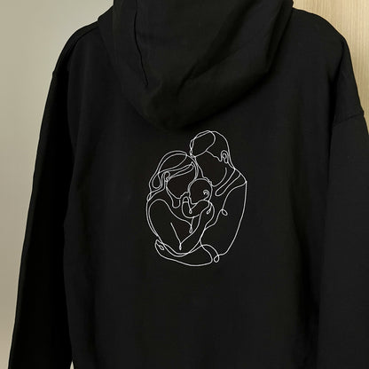 bluza z haftem rodzicow
