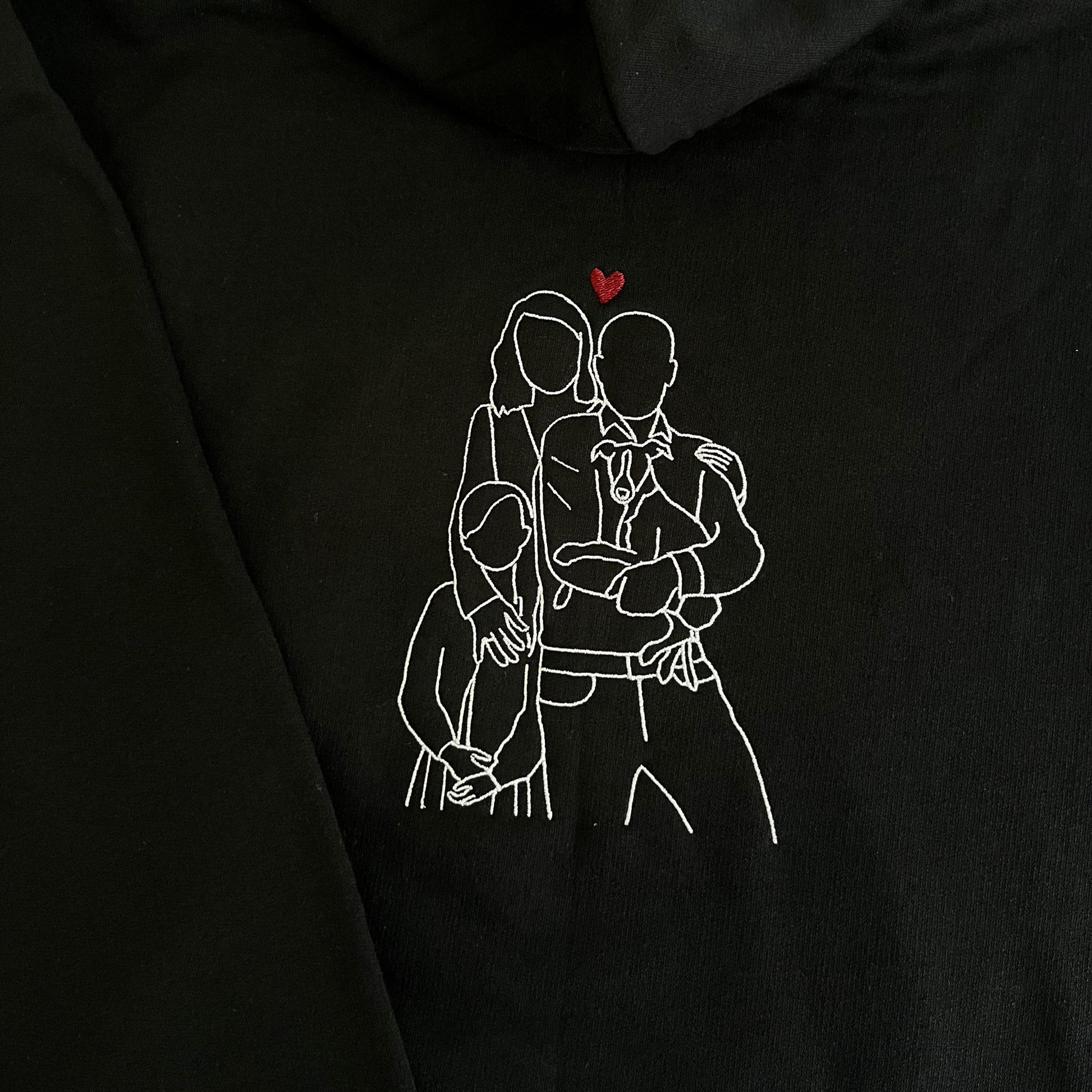 bluza z haftem rodziny ze zdjecia
