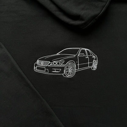 bluza z haftem samochodu lexus