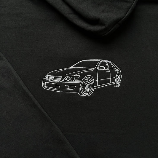 bluza z haftem samochodu lexus