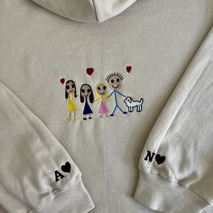 bluza z rysunku dziecka