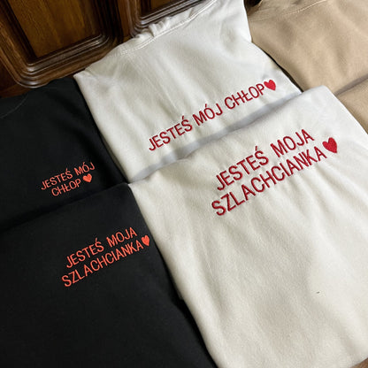bluzy z haftem jestes moj chlop