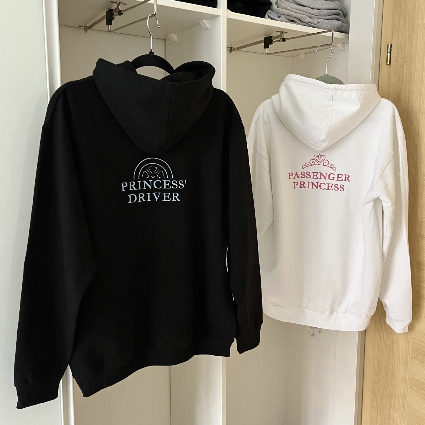 bluzy z haftem na plecach matching dla par