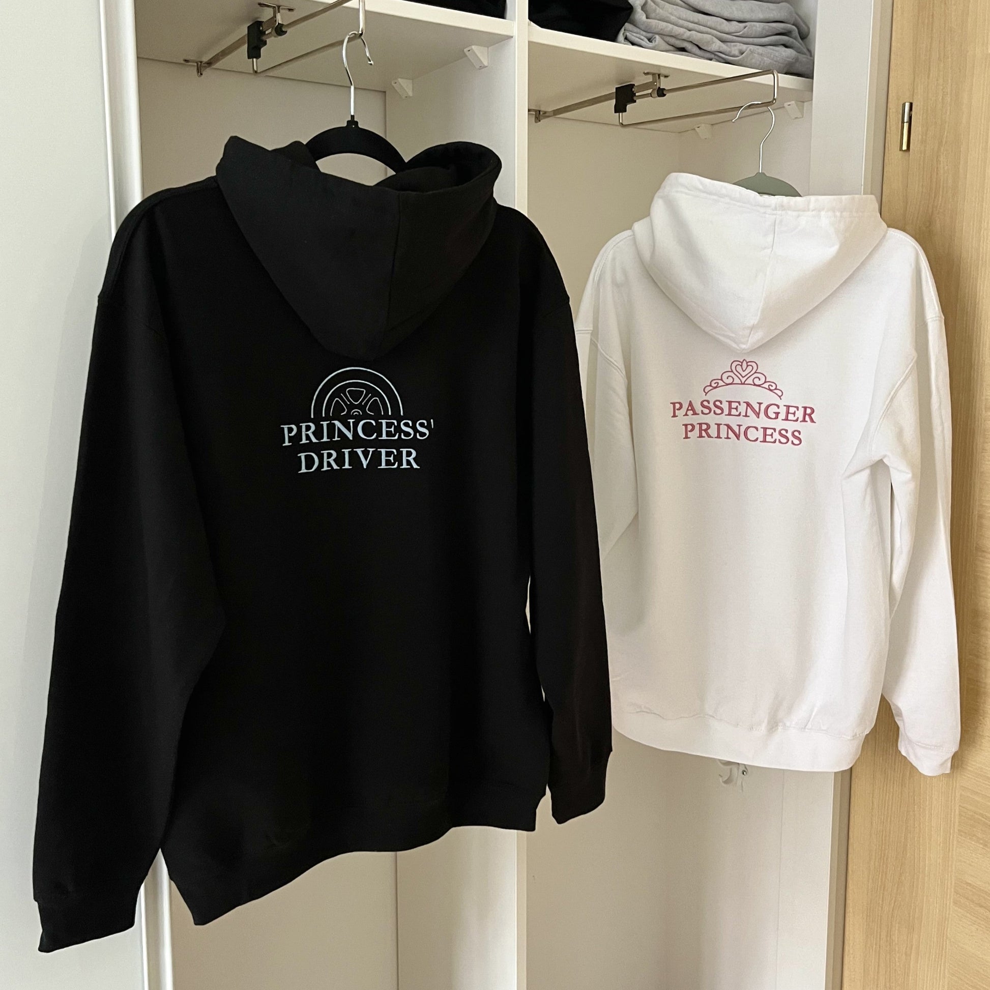 bluzy z haftem na plecach matching dla par