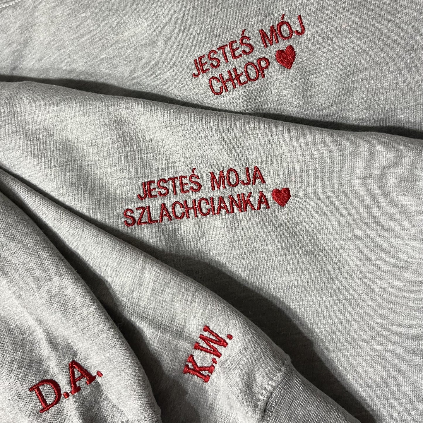 Bluza z tekstem JESTEŚ MÓJ CHŁOP / JESTEŚ MOJA SZLACHCIANKA