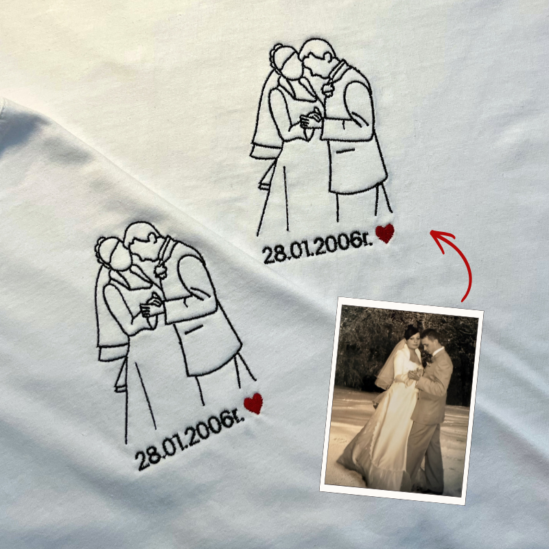 Bluza z haftem z Twojego zdjęcia - mały haft