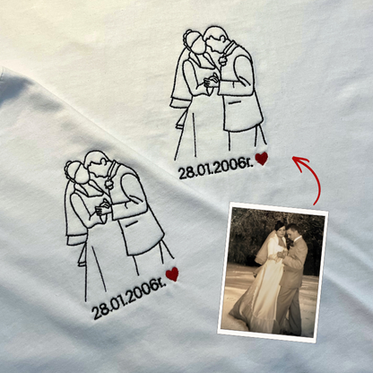 Bluza z haftem z Twojego zdjęcia - mały haft