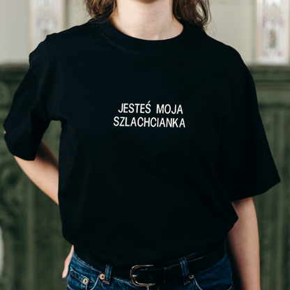 Koszulka z tekstem JESTEŚ MÓJ CHŁOP / JESTEŚ MOJA SZLACHCIANKA