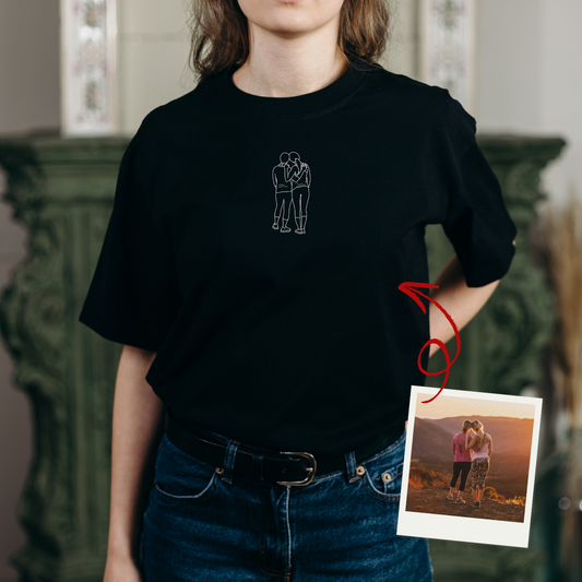 Koszulka z haftem z Twojego zdjęcia - mały haft