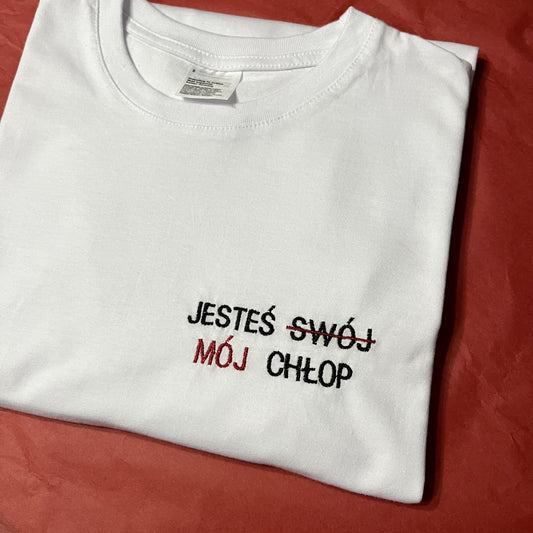 koszulka z haftem jestes swoj chlop