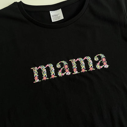 Bluza z kwiatowym napisem MAMA / DOG MOM / CAT MOM