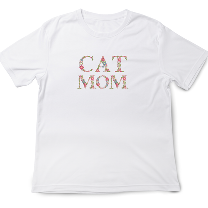 koszulka z kwiatowym haftem cat mom