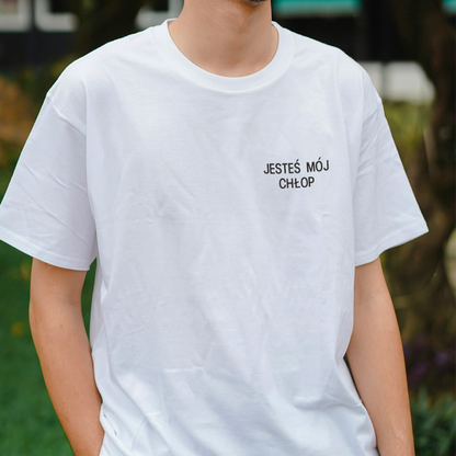 Koszulka z tekstem JESTEŚ MÓJ CHŁOP / JESTEŚ MOJA SZLACHCIANKA