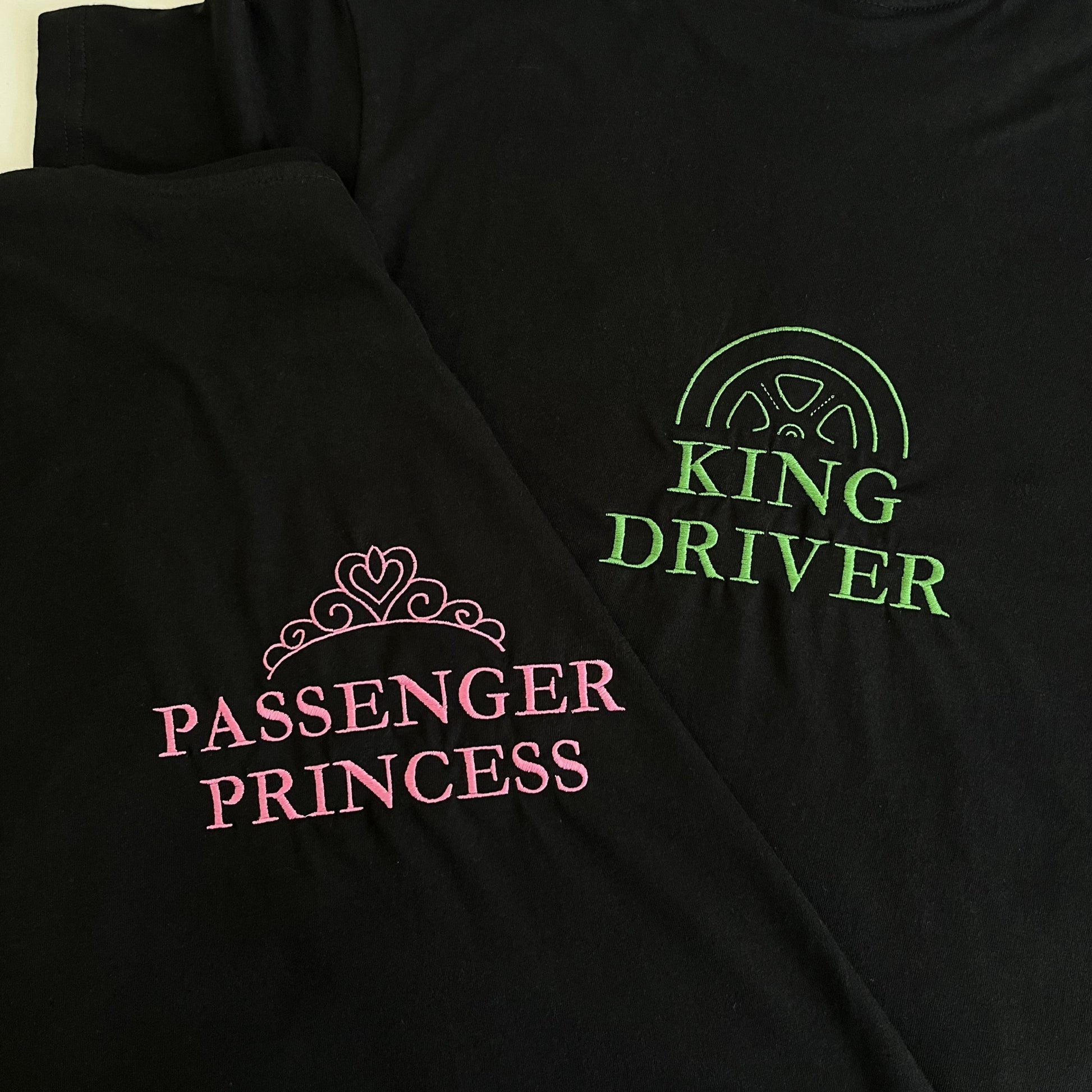 koszulki dla par passenger princess king driver