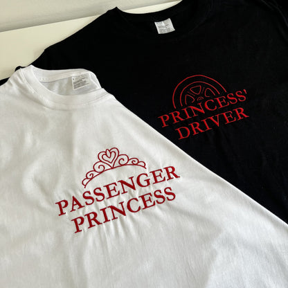 koszulki z haftem passenger princess i driver