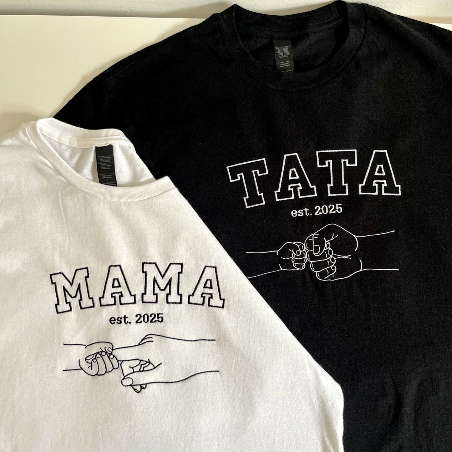 matching koszulki dla rodziców mama i tata