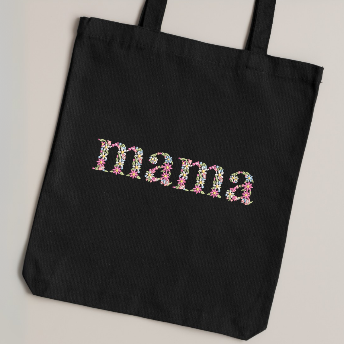 torba z kwiatowym haftem mama dla mamy